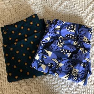 Two pairs of LuLaRoe Leggings (OS)